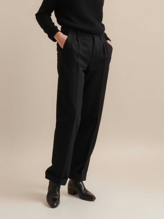 Tapered Wool Pant