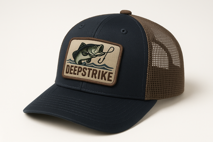  Tribute Trucker Ca
Structured cap, sweat-wicking band, classic DeepStrike patch.
• Adjustable snapback • Low-profile fit
